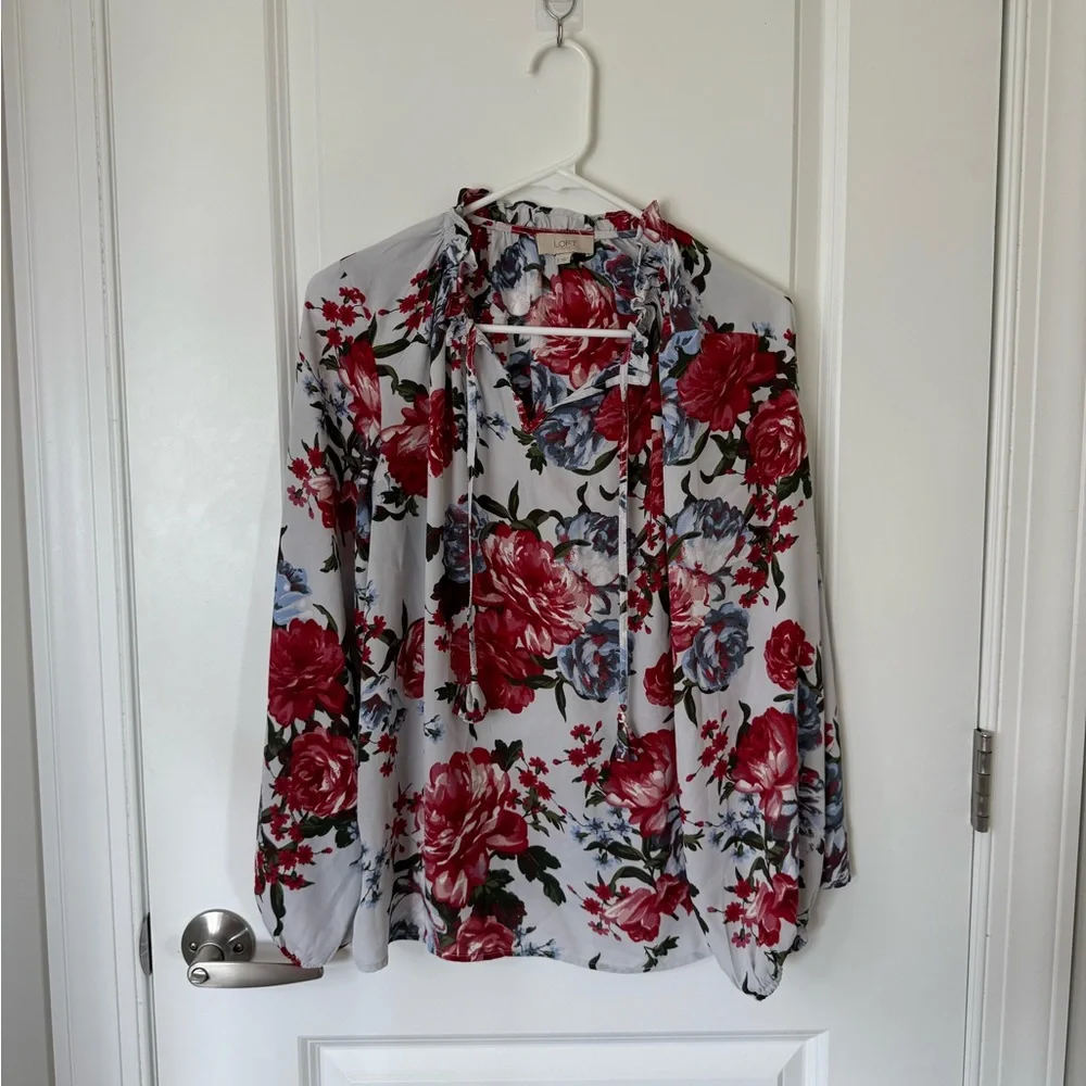 LOFT Floral Blouse - Picture 1 of 5